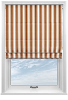 The British Stripe Co. Catherine, Teinbridge No.2 - Twist&Fit Roman Blind